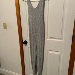 Gray Sleeveless Jumpsuit